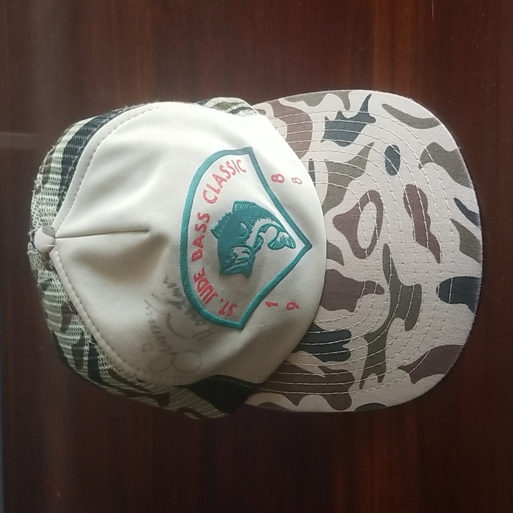 St. Jude Bass Classic Hat Signed by Jimmy  Houston